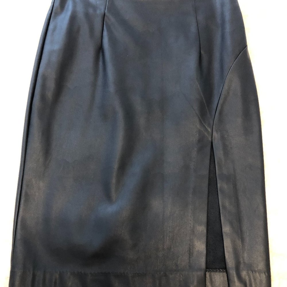 Stylish Vegan Leather Pencil Skirt